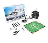 Joytopiaminds K160 EC145 Remote Control Helicopter for Adults, 2.4G 4CH RC Helicopter with Altitude Hold, Brushless Quadcopter RC Drone Toy - 1 Battery
