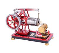 Joytopiaminds Retrol Steam Engine Model Kit, Beam Vacuum Flame Eater Engine, Adjustable-Speed External Combustion Model with Air Cooling, Physics Science Education Toys for Adults