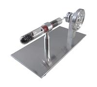 Joytopiaminds Stirling Engine Model Kits, Pre-Assembled Alcohol-Powered Stirling Engine with Quartz Heating Tube for Physical Science Experiment Display
