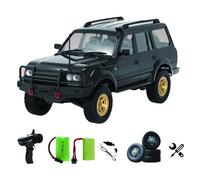 Joytopiaminds WPL D-54 1/16 Scale RC Rock Crawler, 2.4G 4WD Remote Control Off-Road Climbing Car with 260 Motor, Independent Suspension & LED Headlights for Teens & Adults - RTR