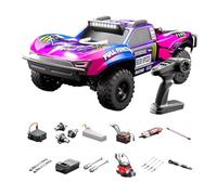 Joytopiaminds X Flash 1:10 Large Scale 4WD High-Speed Short-Course Truck, 85KM/H Remote Control Off-Road RC Car with Oil-Filled Shocks, Waterproof ESC for Adults - RTR