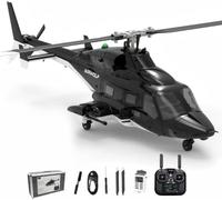 Joytopiaminds YUXIANG F02S Air-Wolf GPS Smart RC Helicopter, 1/34 Scale 8CH Brushless Motor Flybarless Simulator RC 3D/6G Helicopter with Auto Return & GPS Positioning - RTF