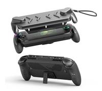 JOYTORN Full Protective Case Cover Compatible with ASUS ROG Xbox Ally/Xbox Ally X,Protective Case with Detachable Front Shell Offers 360° Scratch Defense,Frosted Anti-Slip Handheld Design (Black)