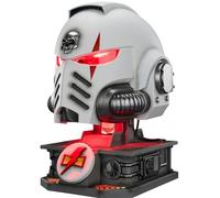 JOYTOY 1:1 White Scars MkX Helmet Warhammer 40K Action Figures White Scars MkX Helmet& Display Stand Collectible Model 17.3Inch Birthday Gifts Pre-Order in July.