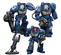 JOYTOY 1/18 Action Figure Warhammer 40,000 Ultramarines Terminator Squad Set of 3 Figures Movable Model Collectible Figurine