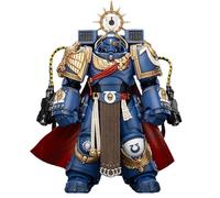 JOYTOY 1/18 Warhammer 40,000 Action Figure, Space Marine 2, Ultramarines Marneus Calgar, Chapter Master with MKX Gravis Armour and Gauntlets of Ultramar, Ages 15 and Up