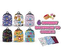 Joytoy 37962 Bagz4Fashion 9 x 5 cm Mini 5 Different Stationery Items Inside the Backpack 7 x 5 x 10 cm, Colourful