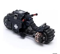 JOYTOY Action Figure 1/18 Warhammer 40,000 Space Marines Black Templars Outriders Collection Model Birthday Gifts
