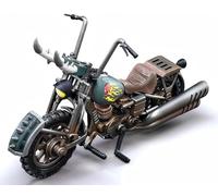 JOYTOY Action Figure Vehicle - Dark Source The Cult of San Reja Hell Walker H-20, 1/18 Scale Post-Apocalyptic Motorcycle Display Collectible - JT3136