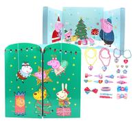 Joytoy Adventskalender mit Schmuck und Haarschmuck - 28x7x28 cm
