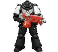 JOYTOY Black Templars Warhammer 40K 1/18 Action Figures Black Templars Intercessor with Bolt Rifle, Bolt Pistol and Chainsword 4.84Inch Collectible Model Birthday Gifts Warhammer Series Model
