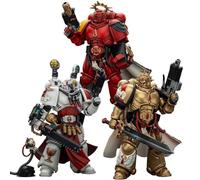 JOYTOY Blood Angels Captain Sanguinary Priest 3PCS Warhammer 40K 1/18 Action Figures Captain Sanguinary Priest Collectible Model 4.9Inch Birthday Gifts Pre-Order in Sep.