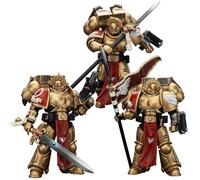 JOYTOY Blood Angels Sanguinary Guard Warhammer 40K 1/18 Action Figures Blood Angels Sanguinary Guard 3PCS Collectible Model 4.8Inch Birthday Gifts Pre-Order in Sep.