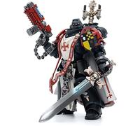 JoyToy Bloomage Tech Warhammer 40,000 Black Templars Sword Brethren Lombast 1/18 Action Figure (Net)