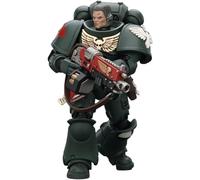 JOYTOY Brother Asharr Warhammer 40K 1/18 Action Figures Dark Angels Intercessors Brother Asharr Collectible Model Kids 15+ and Above 4.7Inch