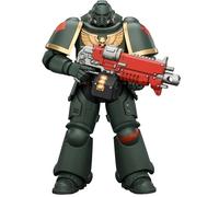 JOYTOY Dark Angels Warhammer 40K 1/18 Action Figures Dark Angels Intercessor with Bolt Rifle, Bolt Pistol and Chainsword 4.84Inch Collectible Model Birthday Gifts Warhammer Series Model