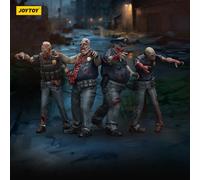 Joy Toy (CN) Zombie Dark Source Action Figures 4-Pack Police (Male) 8 Cm NEW