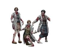 JOYTOY Dark Source Zombie Figure Medics 1/25 Action Figure with Movable and Detachable Joints, Miniature Zombie Figurines for Halloween Display and Imaginative Play