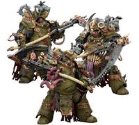 JOYTOY Death Guard Deathshroud Terminator 3PCS Warhammer 40K 1/18 Action Figures Death Guard Deathshroud Terminator Collectible Model 4.9Inch Birthday Gifts Pre-Order in Nov.