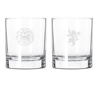 Joytoy Game of Thrones Set of 2 Engraved Whiskey Glasses in Gift Box