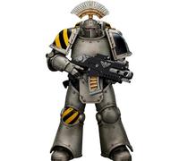 JOYTOY Iron Warriors Sergeant Warhammer 40K 1/18 Action Figures Iron Warriors MKlll Tactical Sergeant Collectible Model 4.8Inch Birthday Gifts Warhammer Series Model