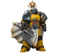JOYTOY Librarian Consul Warhammer 40K 1/18 Action Figures Imperial Fists Librarian Consul with Force Axe and Bolt Pistol Collectible Model 4.88Inch Pre-Order in Jan.