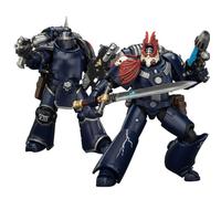 JOYTOY Night Lords Warhammer 40K 1/18 Action Figures Night Lords MKIII and MKVI Tactical Legionary 2Set Collectible Model Artifacts Desktop Decoration and Gift
