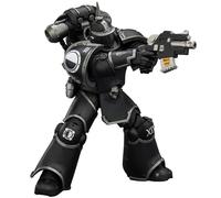 JOYTOY Raven Guard Warhammer 40K 1/18 Action Figures Raven Guard MK III Tactical Legionary with Bolter and Bolt Pistol Collectible Model 4.8-Inch