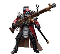 JOYTOY Skitarii Ranger with Transuranic Arquebus Warhammer 40K 1/18 Action Figures Adeptus Mechanicus Skitarii Ranger with Transuranic Arquebus Collectible Model 4.2Inch Collectible Birthday Gifts