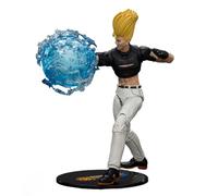 JOYTOY SNK The King of Fighters KOF 98UM Hero Team Benimaru Nikaido Action Figure 1:18 Scale 4.6" Tall, Interchangeable Heads, Hands & Accessories