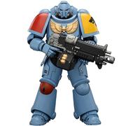 JOYTOY Space Wolves Warhammer 40K 1/18 Action Figures Space Wolves Intercessor with Bolt Rifle, Bolt Pistol and Chainsword 4.84Inch Collectible Model Birthday Gifts Warhammer Series Model