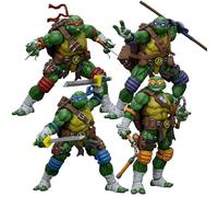 JOYTOY TMNT 4PCS 1/18 Action Figures TMNT 4PCS Character Figure Detachable Weapons Poseable Joints-4.1Inch Collectible Model Birthday Gift Movie Collectors