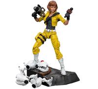 JoyToy TMNT-April O'Neil 1/18 Action Figures April O'Neil Character Figure Detachable Weapons Poseable Joints 4.09Inch Collectible Model Birthday Gift Movie Collectors