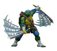 JOYTOY TMNT-Leonardo 1/18 Action Figures Leonardo Character Figure Detachable Weapons Poseable Joints 4.1Inch Collectible Model Birthday Gift Movie Collectors