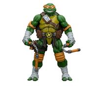 JOYTOY TMNT Michelangelo 1/7 Action Figures - 4.2 inches, Removable Joints and Weapons, Great Gift for Anime Movie Fans and Collectors