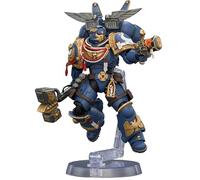 JOYTOY Ultramarines Warhammer 40K 1/18 Action Figures Game Edition Ultramarines Assault Intercessor with Jump Pack, Thunderhammer and Neo-volkite Pistol 4.9Inch Collectible Model Warhammer Miniatures