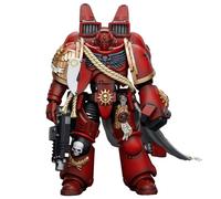 JOYTOY Warhammer 40,000 1/18 Action Figure Blood Angels Captain with Jump Pack Collection Model Birthday Gifts