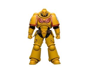 JOYTOY Warhammer 40,000 1/18 Action Figure Imperial Fists Intercessor with Bolt Rifle, Bolt Pistol and Chainsword Collection Model Birthday gift