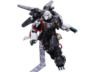 JOYTOY Warhammer 40,000 1/18 Action Figure Raven Guard Chapter Master Kayvaan Shrike 5inch Collectible Action Figures Kits