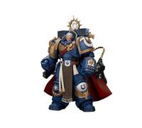 JOYTOY Warhammer 40,000 1/18 Ultramarines Marneus Calgar, Chapter Master with MkX Gravis Armour and Gauntlets of Ultramar 13.5cm Collectible Action Figures Kits
