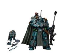 JOYTOY Warhammer 40K 1/18 Action Figure Alpha Legion Exodus 'The One who is Many’ With Sniper Rifle And Power Dagger Warhammer The Horus Heresy Collection Model