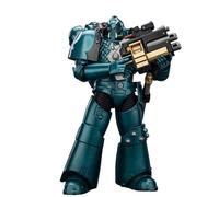 JOYTOY Warhammer 40K 1/18 Action Figure Alpha Legion Headhunter With Banestrike Combi-Bolter And Power Dagger Warhammer The Horus Heresy Collection Model