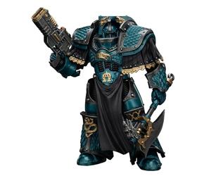 JOYTOY Warhammer 40K 1/18 Action Figure Alpha Legion Lernaean Terminator with Volkite Charger Warhammer The Horus Heresy Collection Model