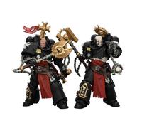 JOYTOY Warhammer 40K 1/18 Action Figure Black Templars Execrator Set-of-2