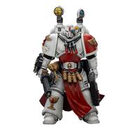 JOYTOY Warhammer 40K 1/18 Action Figure Blood Angels Sanguinary Priest with Heavy bolt pistol, chainsword and narthecium Collection Model Birthday gifts