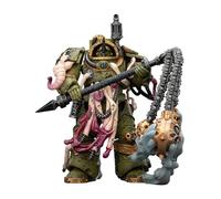 JOYTOY Warhammer 40K 1/18 Action Figure Death Guard Blightlord Terminator 2 with Flail of Corruption