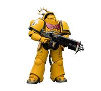 JOYTOY Warhammer 40K 1/18 Action Figure Game Edition Imperial Fists Heavy Intercessor with Heavy Bolt Rifle and Bolt Pistol