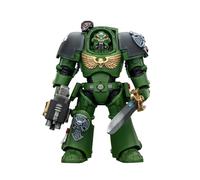 JOYTOY Warhammer 40K 1/18 Action Figure Salamanders Terminator 1 with Power Sword and Storm Bolter 5.6in Model Collector's Gift