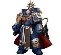 JOYTOY Warhammer 40k 1/18 Action Figure Ultramarines Marneus Calgar Chapter Master with MKX Gravis Armour and Gauntlets of Ultramar Collectible Gifts,Toys for Kids 15+ and Adults 5.31-inch