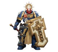 JOYTOY Warhammer 40K 1/18 Action Figure Ultramarines Metaurus with Power Axe, Stormshield and Plasma Pistol Collection Model Gifts